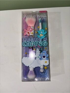 wet n wild Care Bears Brush Set - Pink, Purple, Teal